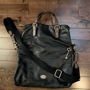 Fossil Messenger New Without Tags Purse in Black